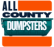 all county dumpsters logo